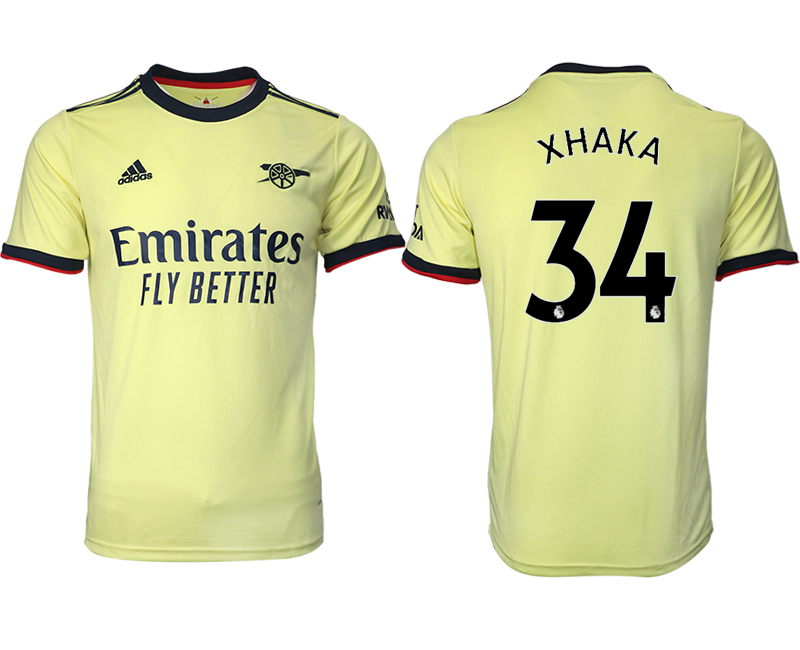 Men 2021-2022 Club Arsenal away aaa version green #34 Soccer Jersey